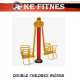 Double-children-swing